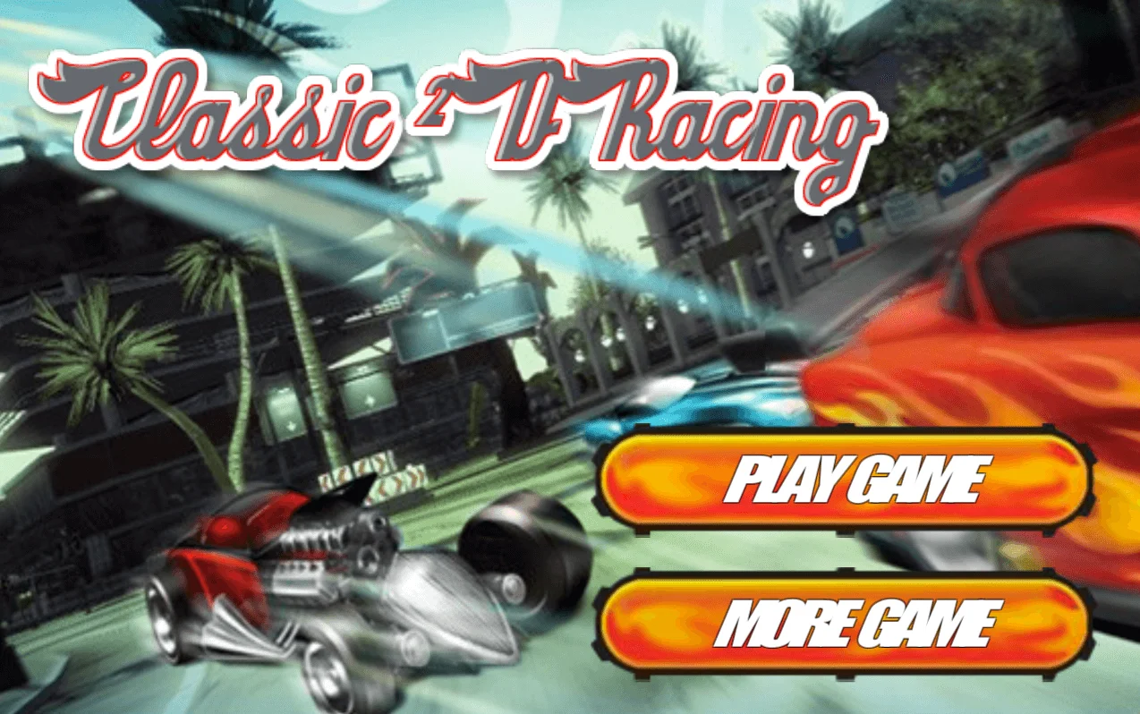 Classic 2D Racing Unity Source Code — screenshot 1