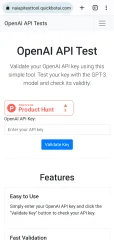 OpenAI API Validation Tool - Test Your API Key with GPT-3 | Validate OpenAI API Access