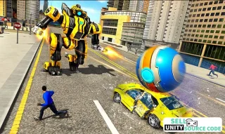 Robot Car Ball Transform Fight