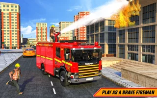 American Fire Fighter Truck: City Emergency Rescue