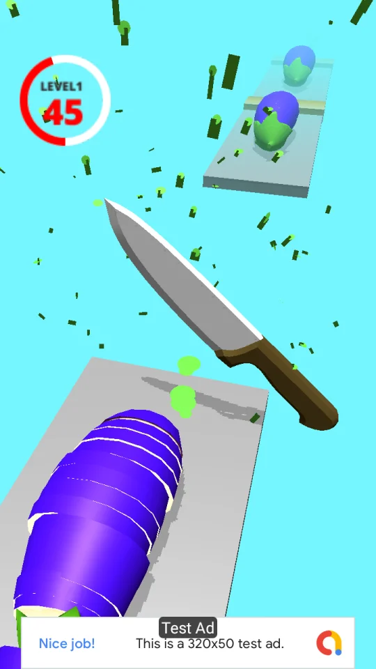 Perfect Slices Source Code (AdMob + Unity Ads) — screenshot 2