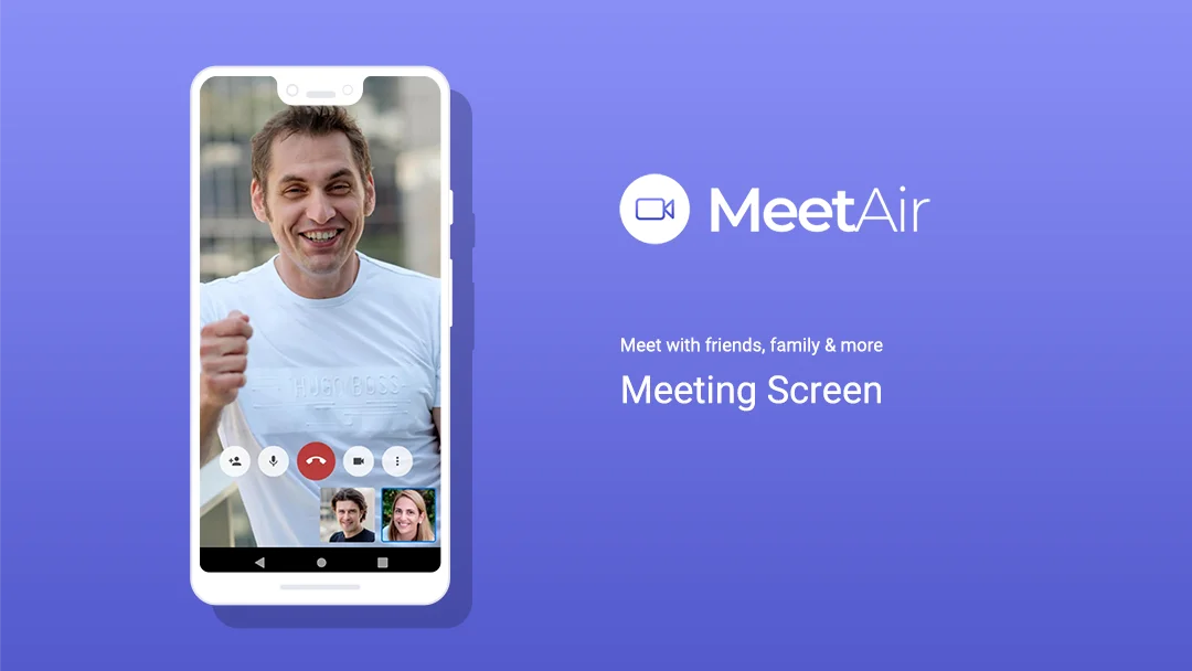 MeetAir - iOS and Android Video Conference App for Live Class, Meeting, Webinar, Online Training — screenshot 1