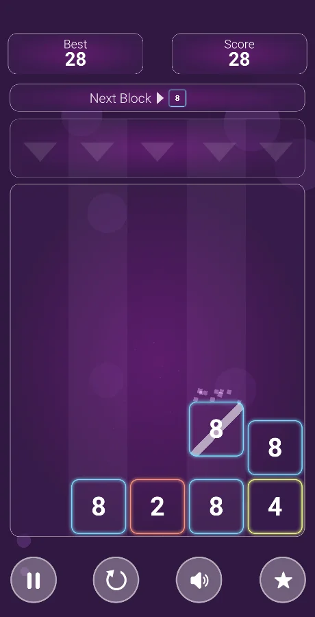 Number Drop (Unity Game+AdMob+iOS+Android) — screenshot 2