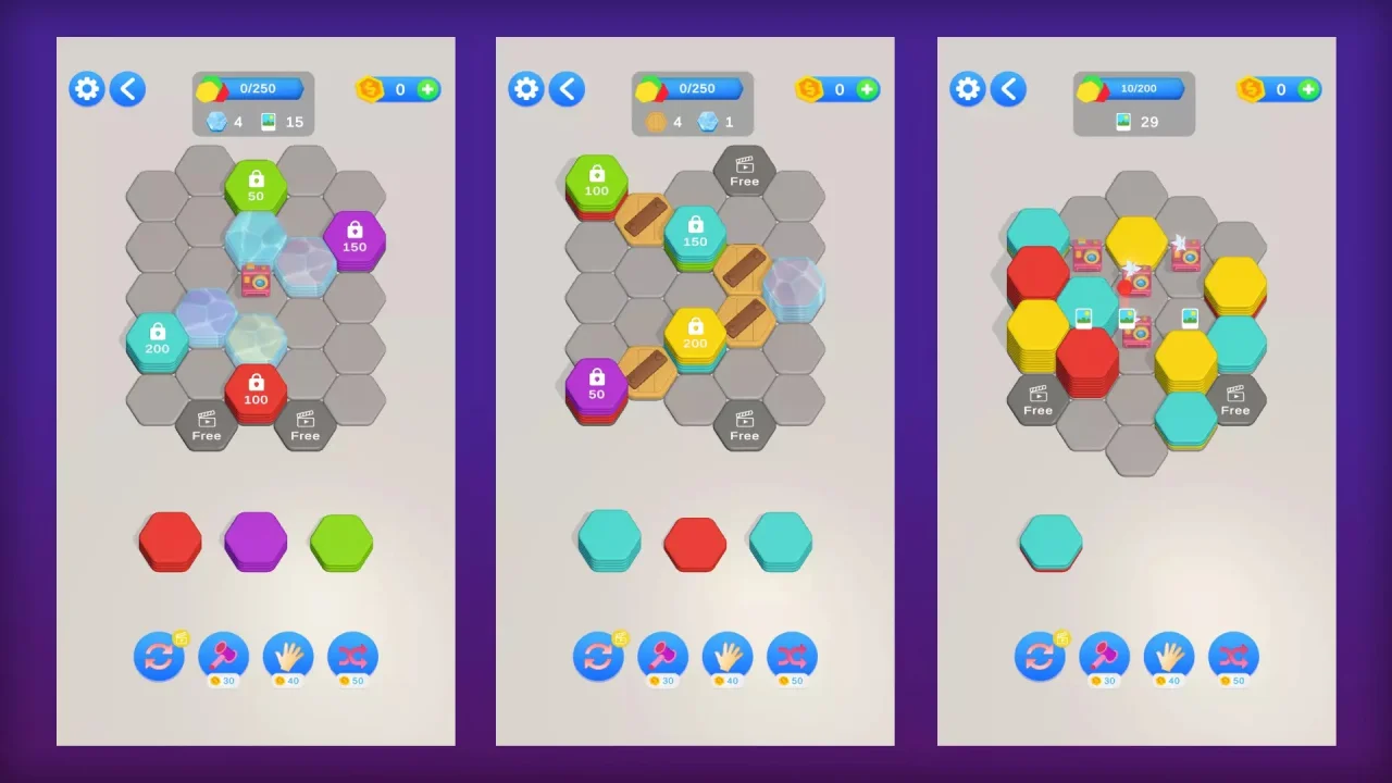 Hexa Sort Puzzle Color Game — screenshot 1