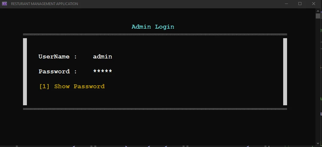 Resturant Management System — screenshot 3