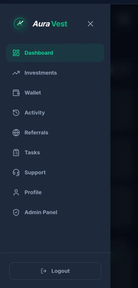 Aura Vest - Premium AI Investment & ROI Platform — screenshot 4