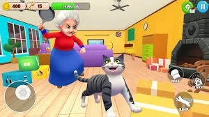 Bad Cat Simulator: Prank Gran — screenshot 1