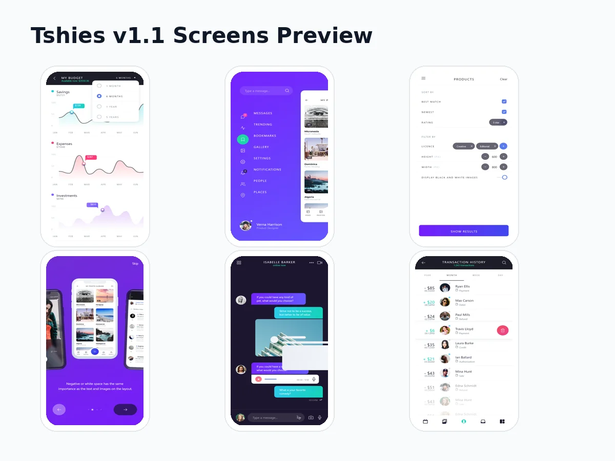 Tshies - Creative App Landing Page — screenshot 1