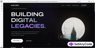 OBSIDIAN Luxury Developer Portfolio Template