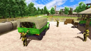 US Army Offroad Mountain Truck Driving Game 3D