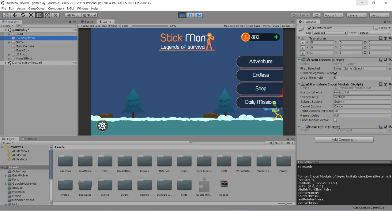 Stickman Legend of Survival Source Code — screenshot 1