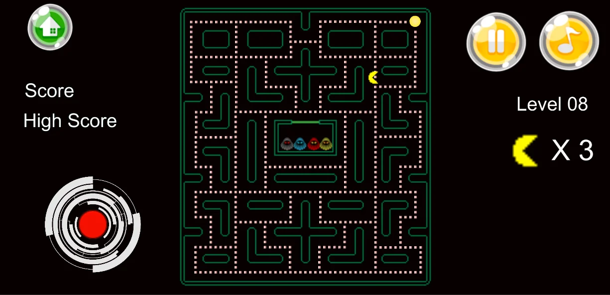 Pacman Game Mobile Unity Game+AdMob+Android — screenshot 1