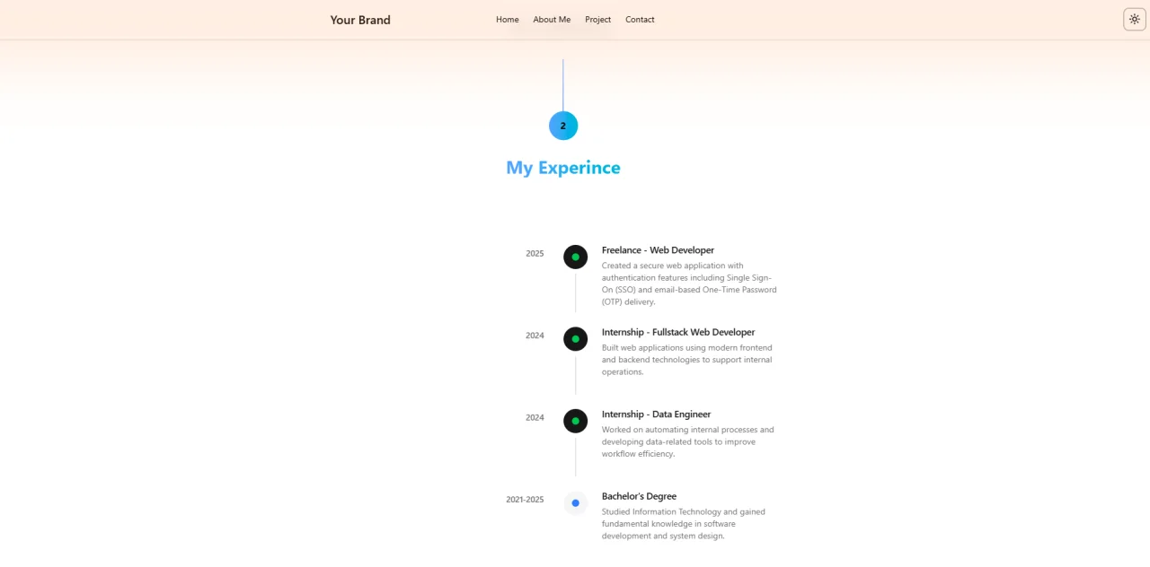 Premium Portfolio Template — screenshot 3