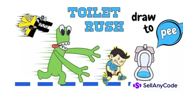 Toilet Rush – Draw to Toilet – Hot Hyper Casual Game — cover