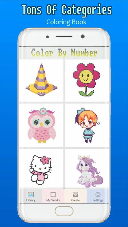 Color by Number Pixel Arts — screenshot 2