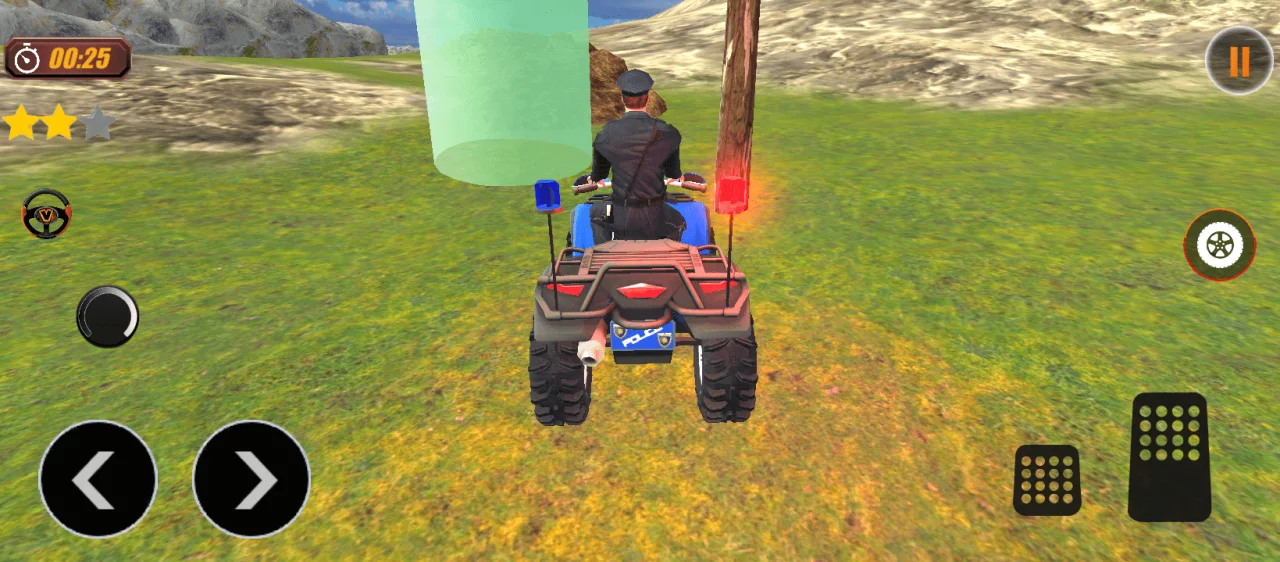 Police ATV Training Off Road — screenshot 5