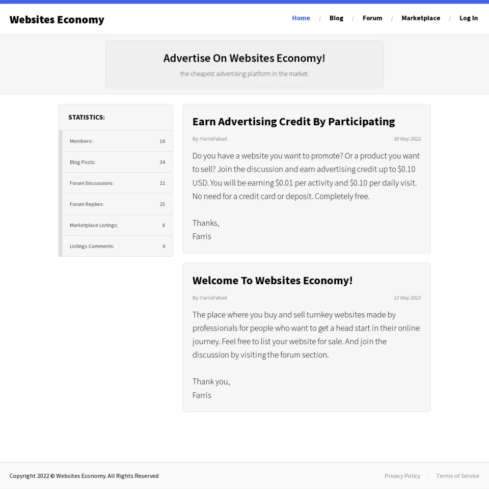 Farris Blog — screenshot 1