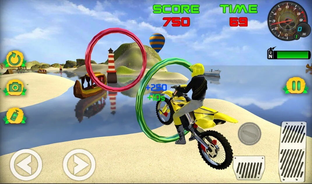 Ready to Publish Motocross Beach Game: Bike Stunt Racing - Made with Your Own Name and Ads Id — screenshot 4