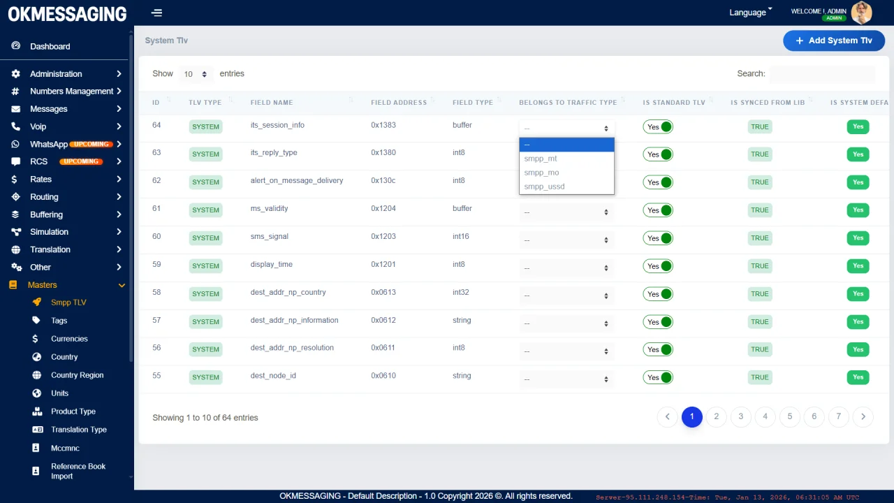 OKMESSAGING Enterprise Grade Omni-Channel CPaaS Platform (SMS, Voice, WhatsApp) — screenshot 5