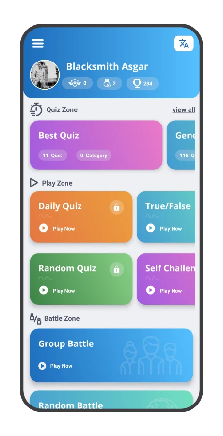 Quiz Online | Trivia Quiz | Quiz Game | Web Quiz + Admin Panel — screenshot 3