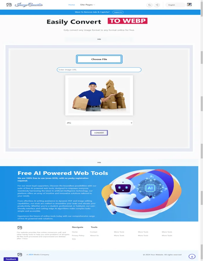 Image Converter PHP — screenshot 2