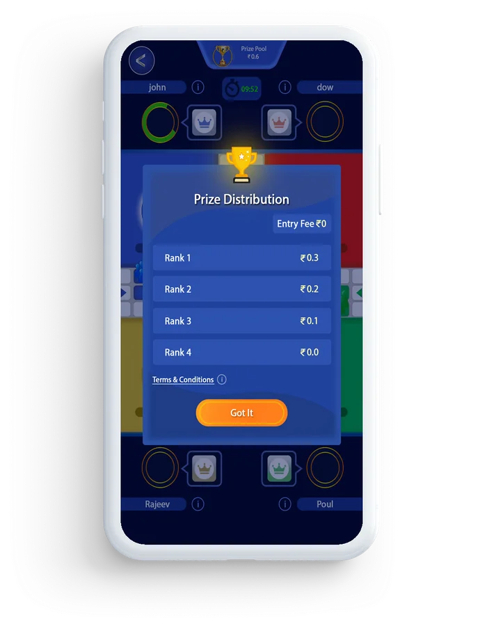 Ludo Magic Tournament Real Money Earning Android App with Admin — screenshot 5
