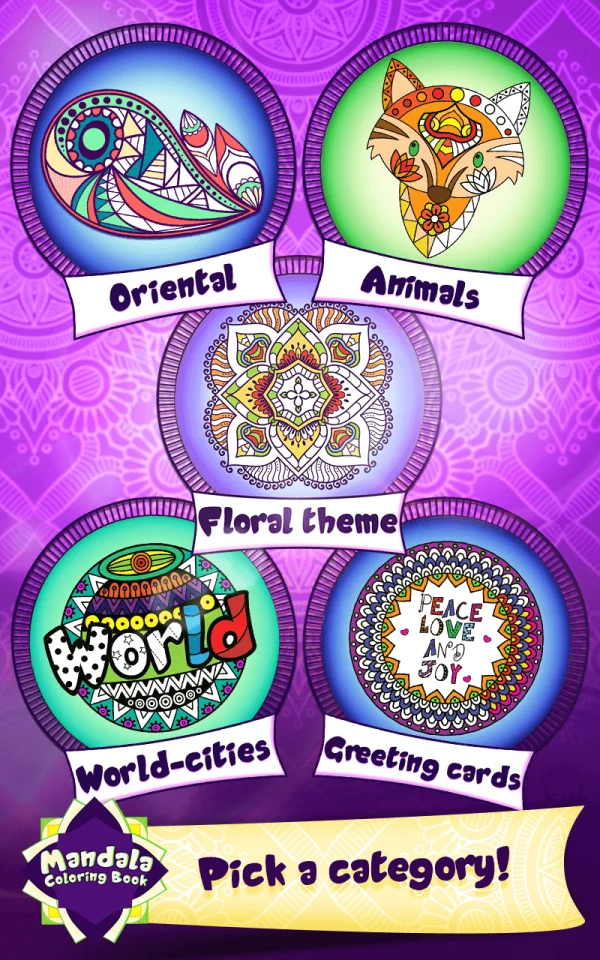 Mandala Coloring Book Game — screenshot 4