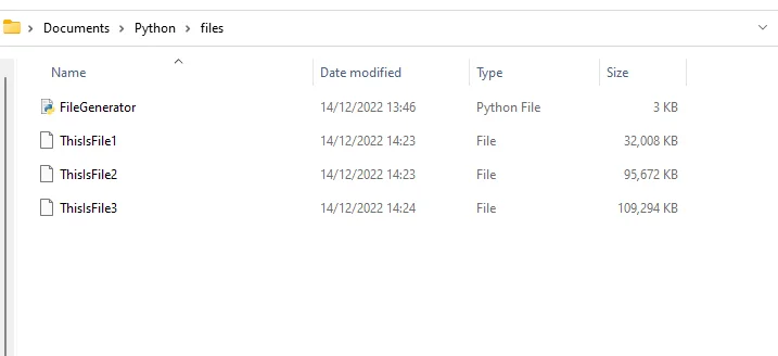 FileGenerator — screenshot 3