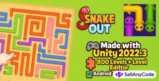 Snake Escape Puzzle - 800 Levels and Level Editor