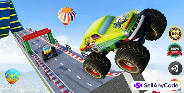 Monster Truck Mega Ramp Stunts 3D Truck Simulator