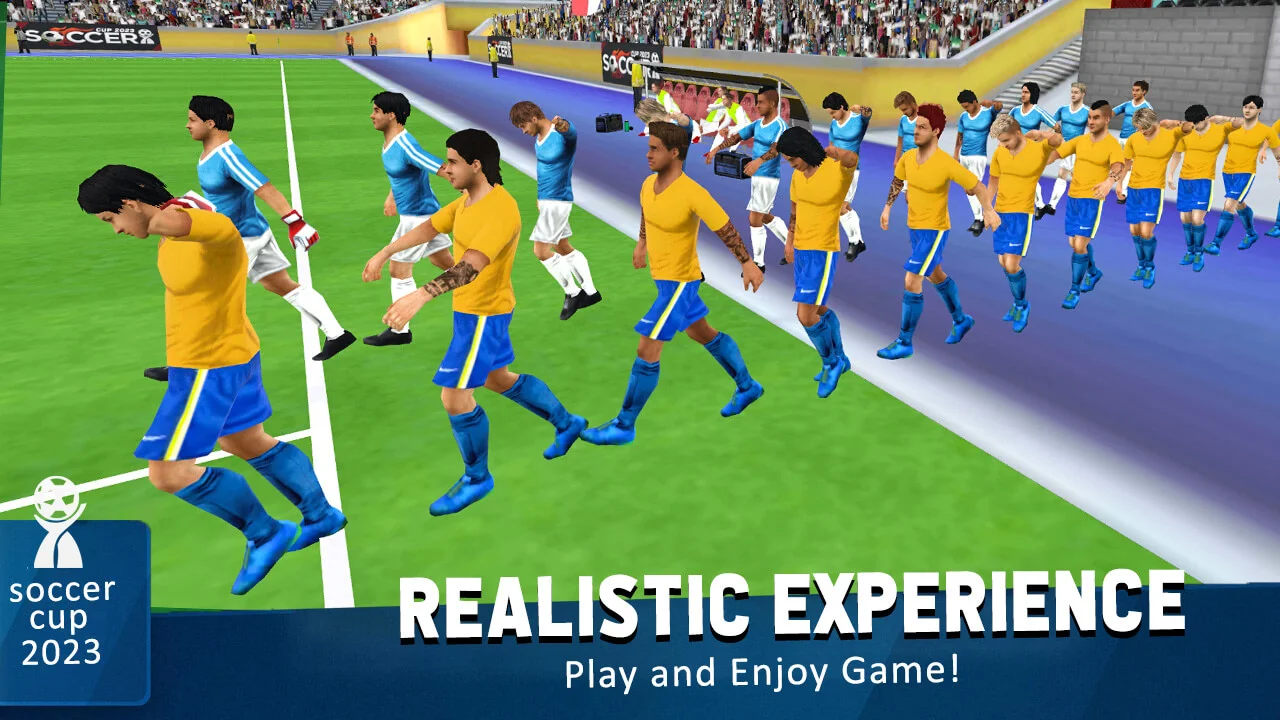 Football Game 2023 Soccer Unity Game Code — screenshot 3