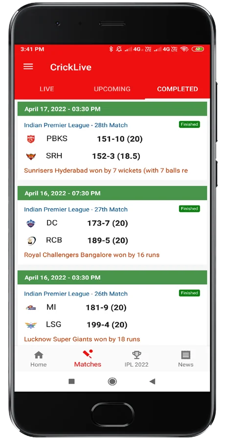 Android Cricket Live - Live Ipl Match, ICC World Cup, Cricket News, Latest Update — screenshot 7