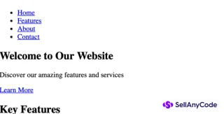 HTML Website Template