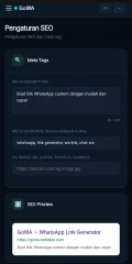 GoWA WhatsApp Link Generator SaaS PHP Script | Multi-Language, Multi-Payment, Admin Panel