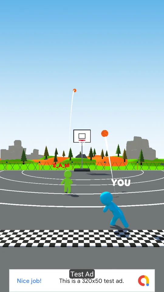 Basket Throw – (Unity – AdMob) — screenshot 5