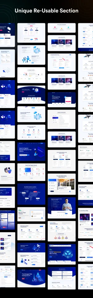 Hostim - Web Hosting Services HTML Template with WHMCS — screenshot 3