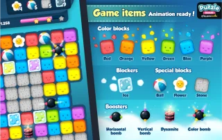 Puzzle Match Kit + PSD Source Pack