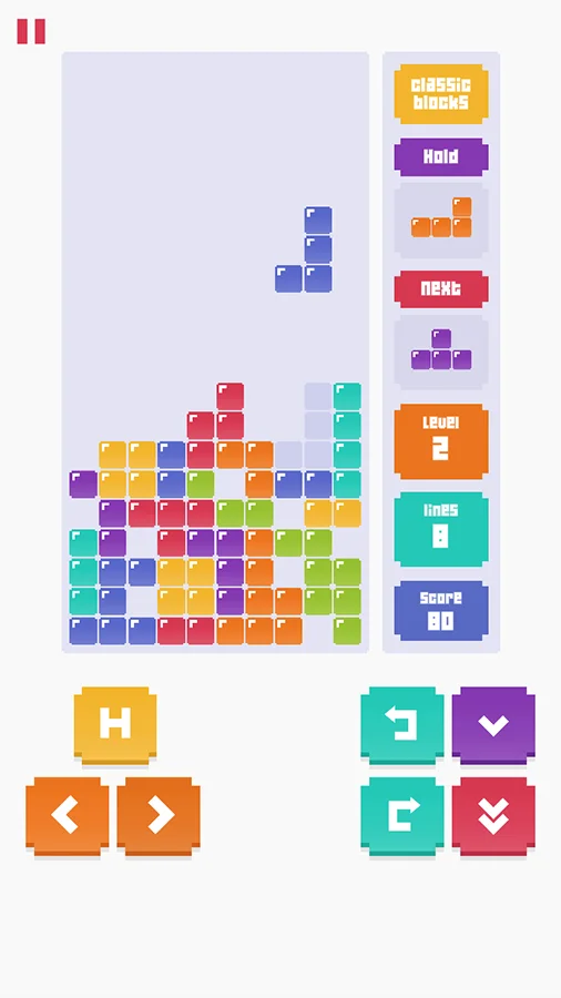Falling Block Puzzle Source Code — screenshot 2