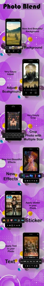 Photo Blender & Photo Editor - Auto Photo Mixer - Ultimate Photo Blender - Blend Me Photo Editor — screenshot 1