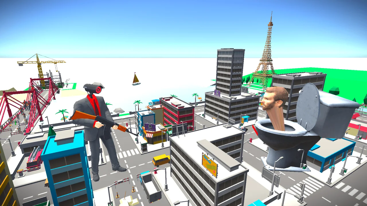 Skibidi Toilet Shooting Trending Game — screenshot 2