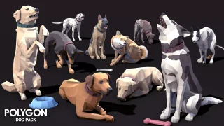 Dog Pack - Synty POLYGON - Dog Animations and Controller