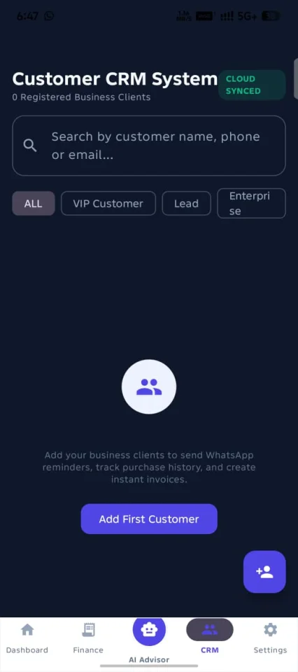 BizPilot AI Business Management & CRM Android App — screenshot 4