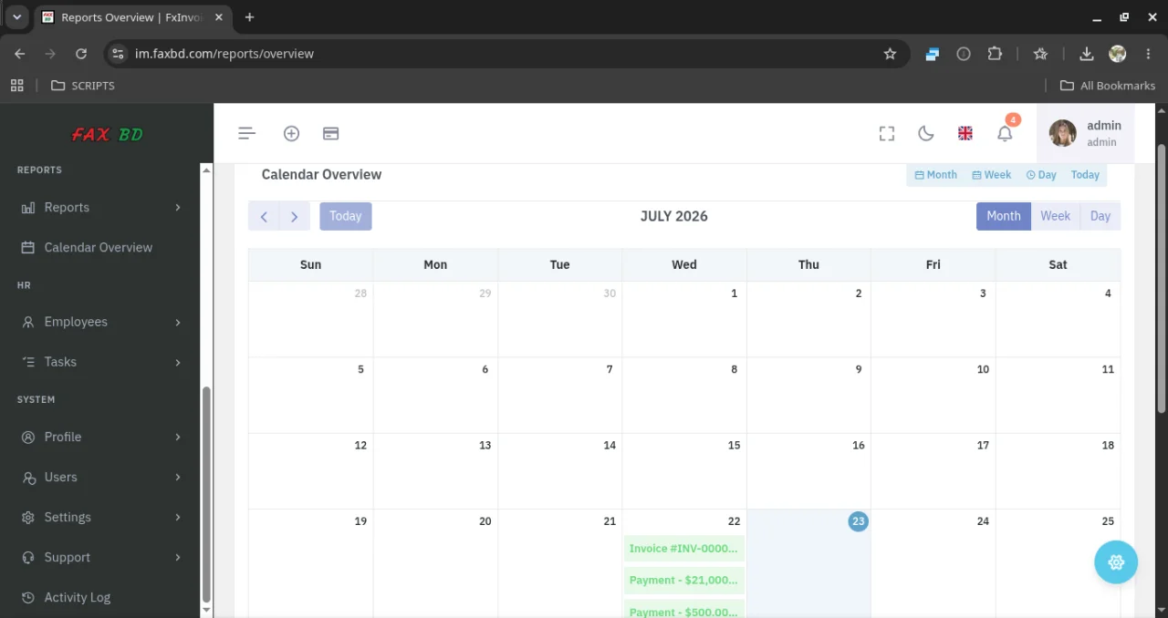 FxInvoice and HR Manager — screenshot 8