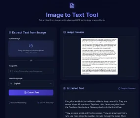 Image to Text Converer Tool by Flask + Tesseract OCR