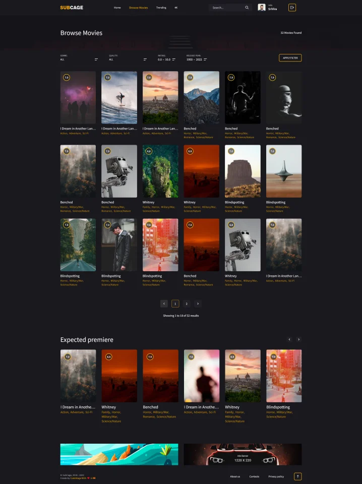 SubCage - Subtitle Sharing Platform — screenshot 2