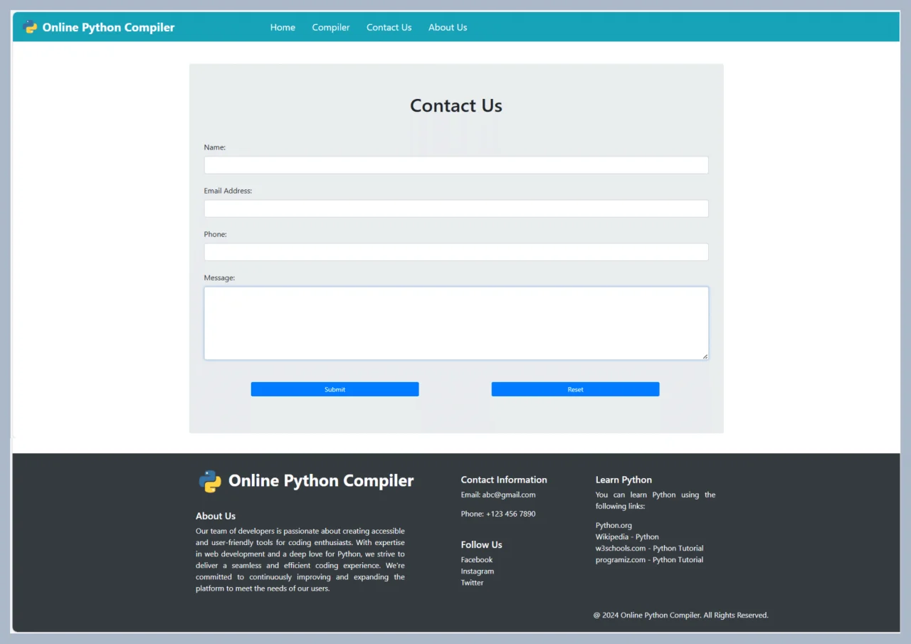 Online Python Compiler — screenshot 3