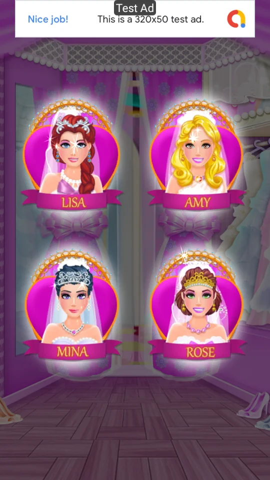 Wedding Game Source Code (AdMob) — screenshot 2