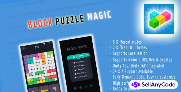 Block Puzzle Magic - Ready to Publish Fun Mobile Game!
