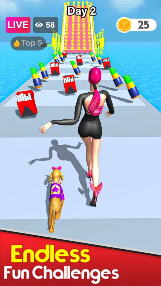 Streamer Runner Rush 3D – New Top Trending Game — screenshot 2