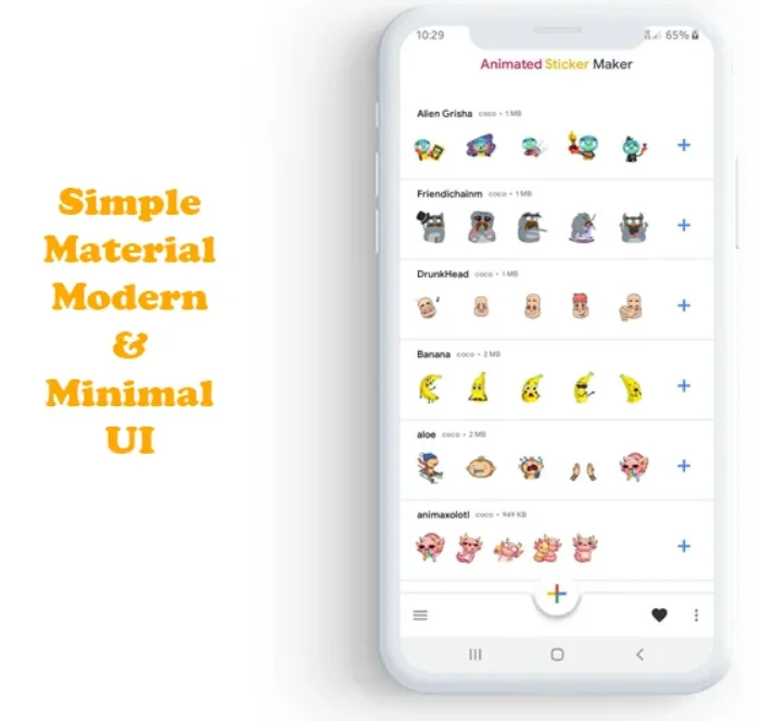 Animated Sticker Maker for WhatsApp — screenshot 1